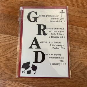 🔴 Graduation Card